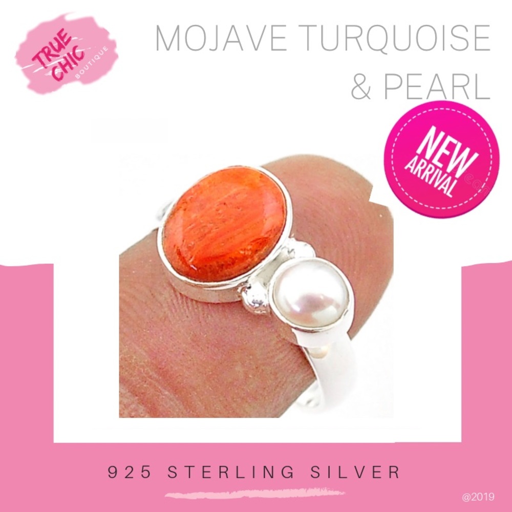 Mojave Turquoise & Pearl Ring